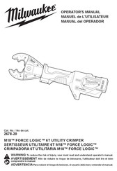 Milwaukee M18 FORCE LOGIC 2678-20 Operator's Manual