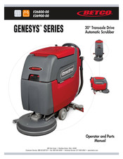 BETCO GeneSys 20DT Operator And Parts Manual