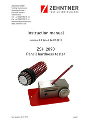Zehntner ZSH 2090 Instruction Manual