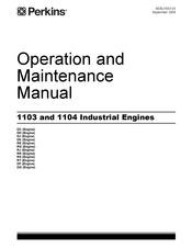 Perkins 1104 Operation And Maintenance Manual