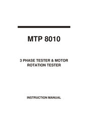 MTP 8010 Instruction Manual