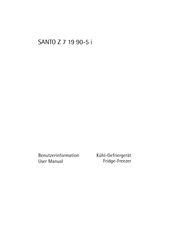 SANTO Z 7 19 90-5I User Manual