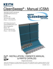 Keith CleenSweep Manual Owner's Manual
