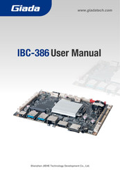 Giada IBC-386 User Manual