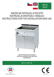 RM Gastro BRF-74G Instructions For The Installation And Use