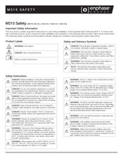 enphase M215-60-2LL-S23-IG Instructions Manual