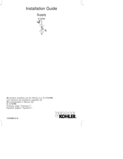 Kohler Supply K-13724 Installation Manual