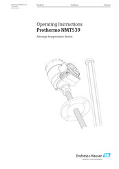 Endress+Hauser Prothermo NMT 539 Operating Instructions Manual