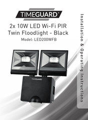 Timeguard LED200WFB Installation & Operating Instructions Manual