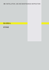 Sirius Satellite Radio Stone SU-DD2-L Installation, Use And Maintenance Instructions