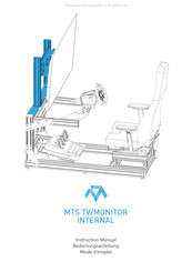 Monstertech MTS TV/MONITOR INTERNAL Instruction Manual