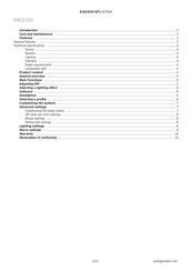 ENERGY SISTEM ESG M2 SONIC User Manual