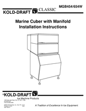 Kold-Draft CLASSIC MGB654W Installation Instructions Manual