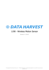 Data Harvest 1190 Manual