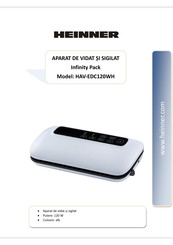 Heinner Infinity Pack HAV-EDC120WH Manual