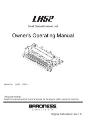 Baroness LH52 Owner's Operating Manual