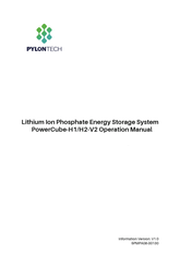 Pylontech PowerCube-H2-V2 Operation Manual