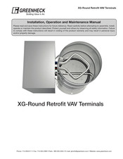 Greenheck XG-RT-500 Installation, Operation And Maintenance Manual