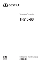 GESTRA TRV 5-60 Installation & Operating Manual