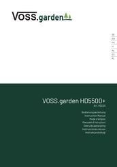 VOSS.garden HD5500+ Instruction Manual
