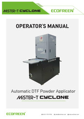 Ecofreen MiSTER-T CYCLONE Operator's Manual