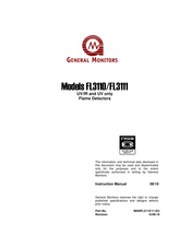 General Monitors FL3110 Instruction Manual