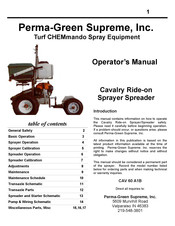PermaGreen Supreme CHEMmando Cavalry 60 A1B Operator's Manual