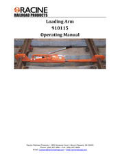 Racine Railroad Products 910115 Operating Manual