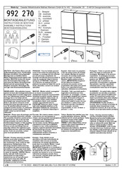 Oeseder Möbelindustrie 992 270 Assembly Instructions Manual