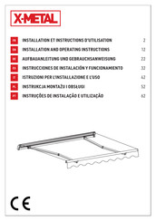 X-METAL 33850 Installation And Operating Instructions Manual