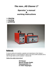 HS Cleaner 2 Operator's Manual