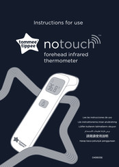 Tommee Tippee notouch 0499056 Instructions For Use Manual