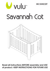 Vulu Savannah HK SVHCOT Manual