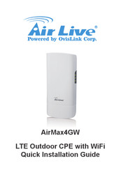 Ovislink Air Live AirMax4GW Quick Installation Manual