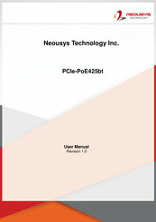 Neousys Technology PCIe-PoE425bt User Manual