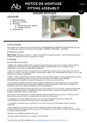 AMBIANCE BAIN Ketty Duo DUOPCOL D/G Assembly And Fitting Instructions