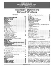 Carrier FAS180 Installation, Start-Up And Service Instructions Manual