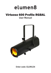 Elumen8 Virtuoso 600 Profile RGBAL User Manual
