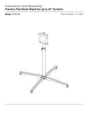 CAMELBACK Displays Practico FPZ-640 Installation And Assembly Manual