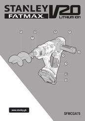 Stanley FATMAX V20 LITHIUM ION SFMCGA75M1 Original Instructions Manual