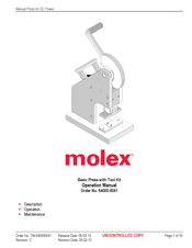molex 64000-0041 Operation Manual