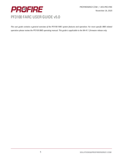 ProFire PF3100 FARC User Manual
