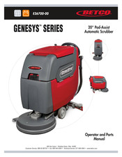 BETCO GENESYS Series Operator And Parts Manual