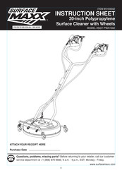 SurfaceMaxx SGY-PWA1002 Instruction Sheet