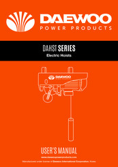 Daewoo DAHST400/800 User Manual