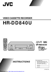 JVC HR-DD840U Instructions Manual