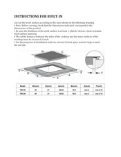 Thor Kitchen TEC30 Instructions