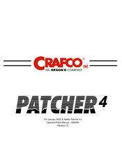 Ergon Crafco Patcher 4 Operator's & Parts Manual