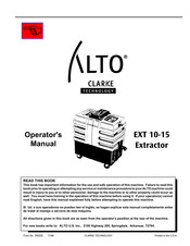 Clarke Technology 04045A Operator's Manual