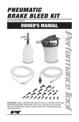 Perfomance Tool W89204 Owner's Manual
